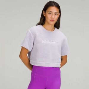 Lululemon | Textured Fleece Embroidered Logo Tee